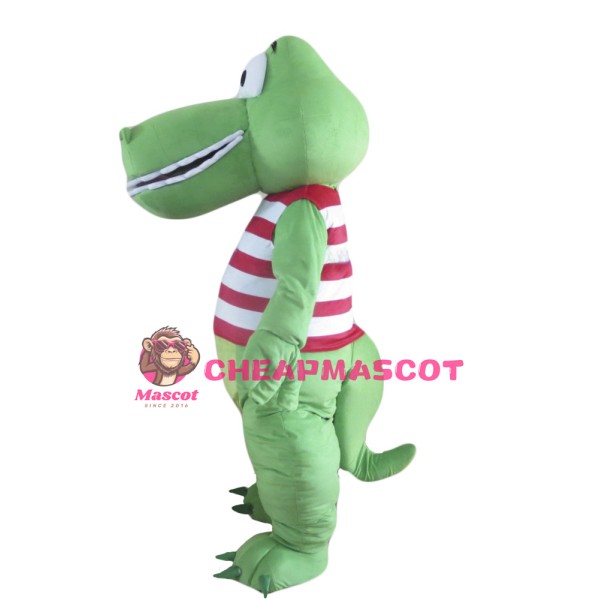 Green Cute Crocodile Mascot Costume Alligator Costume for Adult