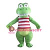 Green Cute Crocodile Mascot Costume Alligator Costume for Adult
