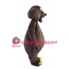 Short Fur Brown Mole Mouse Mascot Costume