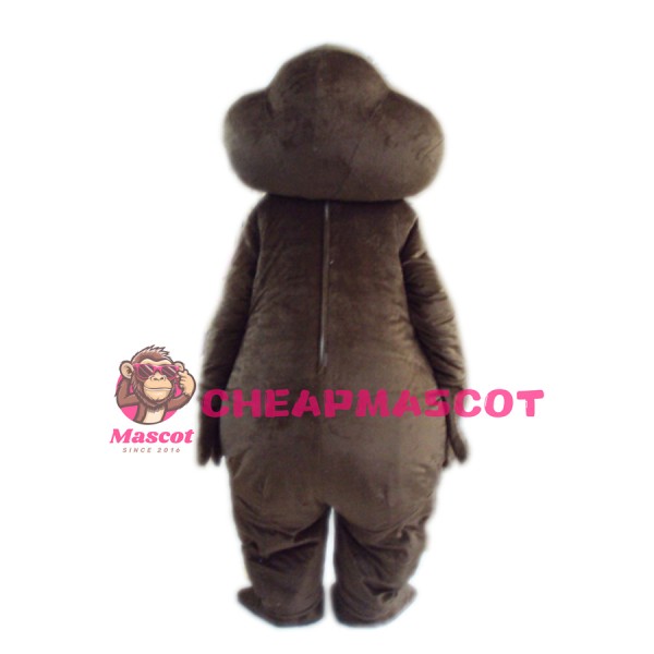Short Fur Brown Mole Mouse Mascot Costume