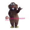 Short Fur Brown Mole Mouse Mascot Costume