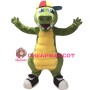 Green Crocodile Mascot Costume Alligator Costume for Adult