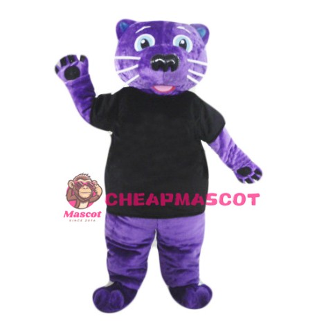 Purple Panther Mascot Costume Animal Costume for Adult