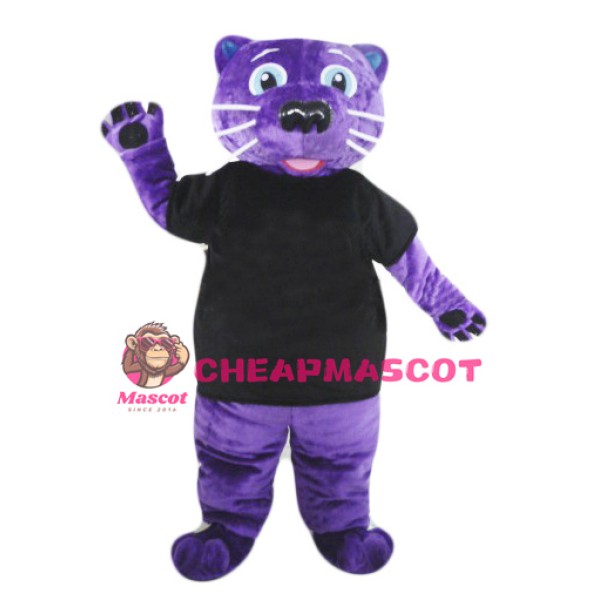 Purple Panther Mascot Costume Animal Costume for Adult