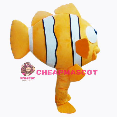 Beautiful Gold Fish Mascot Costume