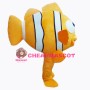 Beautiful Gold Fish Mascot Costume