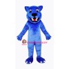 Blue Leopard Cute Panther Mascot Costume