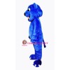 Blue Leopard Cute Panther Mascot Costume