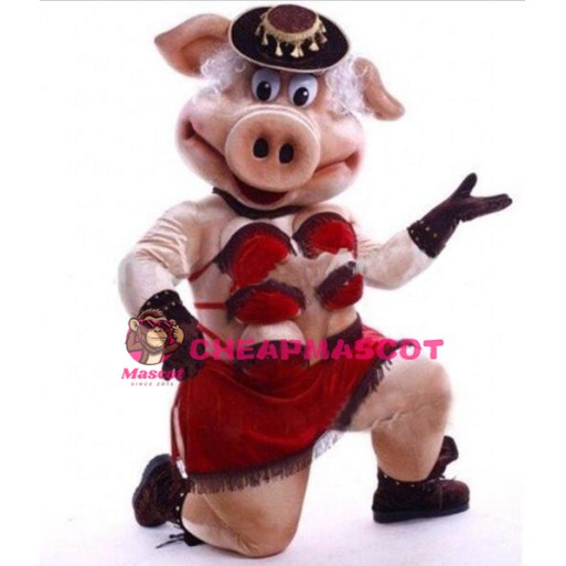 Female Pig Friendly Sow Mascot Costume