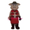 Female Pig Friendly Sow Mascot Costume