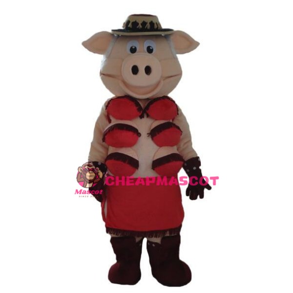Female Pig Friendly Sow Mascot Costume