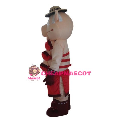 Female Pig Friendly Sow Mascot Costume