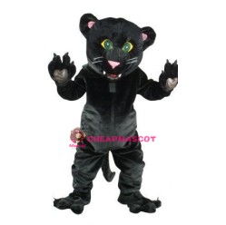 Friendly Black Panther Mascot Costume