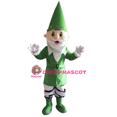 Green Santa Claus Mascot Costume