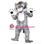 Black and White Tiger Mascot Costumes