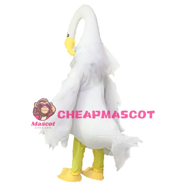 Long Necked Swan Mascot Costumes
