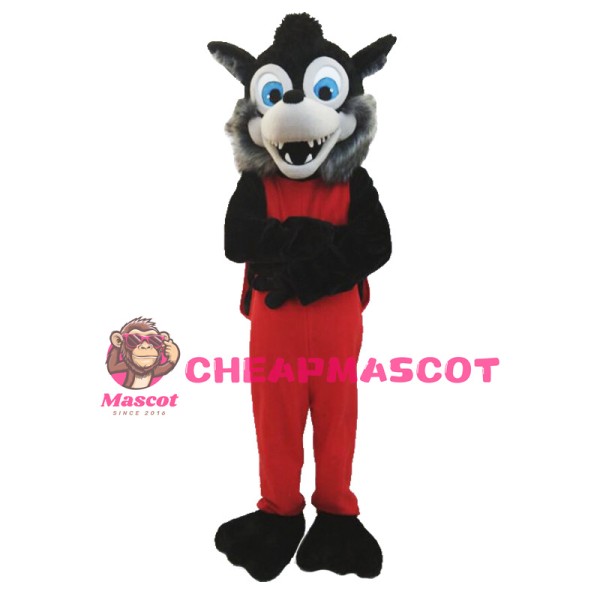 Popular Animal Gray Wolf Plush Mascot Costume
