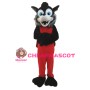 Popular Animal Gray Wolf Plush Mascot Costume
