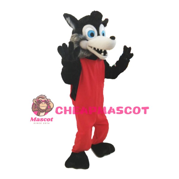 Popular Animal Gray Wolf Plush Mascot Costume