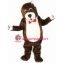 Grentle Brown Teddy Bear Mascot Costume Animal Costume