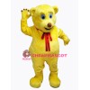 Yellow Cute Teddy Bear Mascot Costume