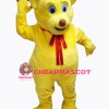 Yellow Cute Teddy Bear Mascot Costume