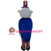 American Old Man Magician Mascot Costume