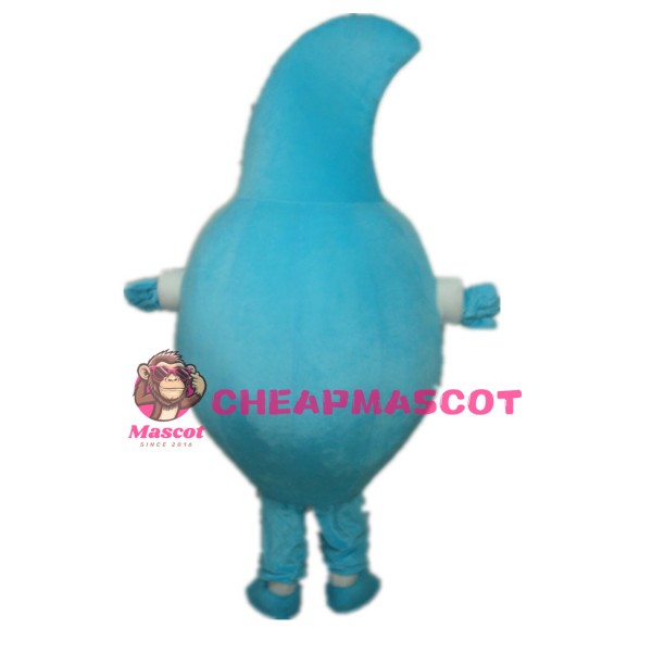 Blue Water Drop Mascot Costume