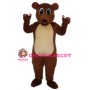 Grizzly  Brown Bear Adult Mascot Costume