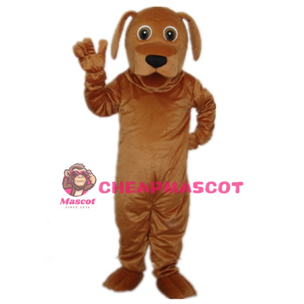  Golden Dog Adult Mascot Costume