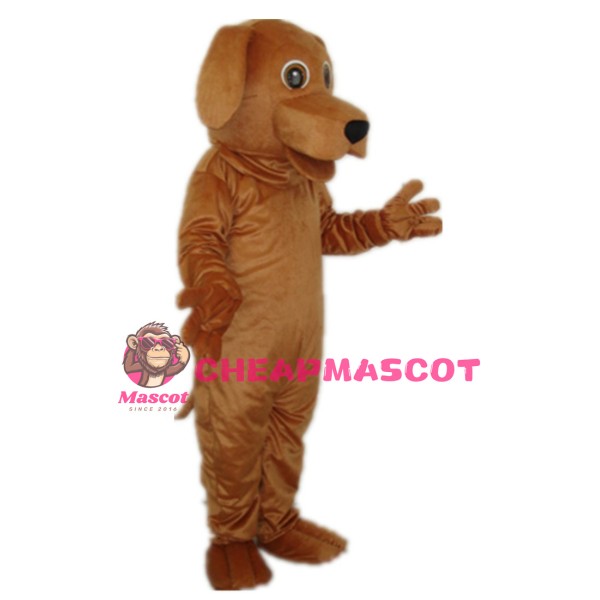  Golden Dog Adult Mascot Costume