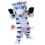 White Tiger Mascot Costume