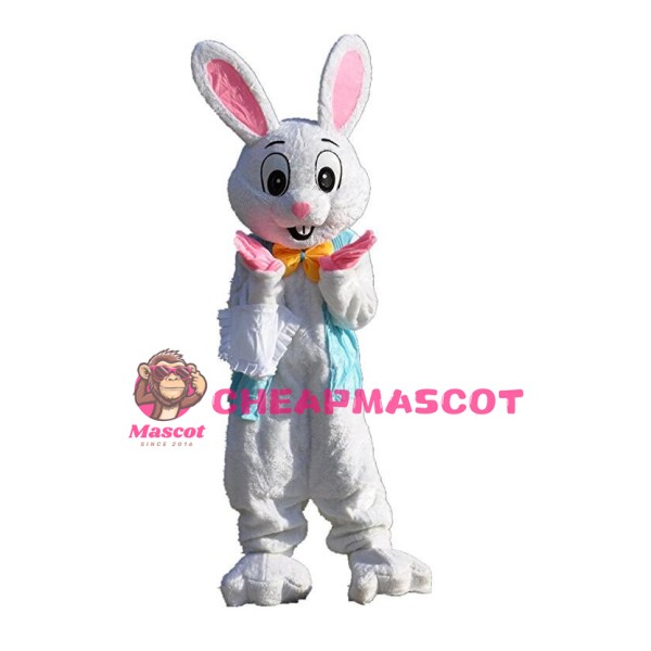 Deluxe Plush Easter Bunny Mascot Costume (US IN STOCK)