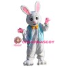 Deluxe Plush Easter Bunny Mascot Costume (US IN STOCK)