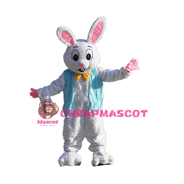 Deluxe Plush Easter Bunny Mascot Costume (US IN STOCK)