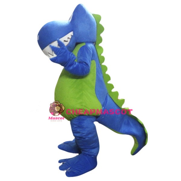 High Quality Blue Dragon Mascot Costume