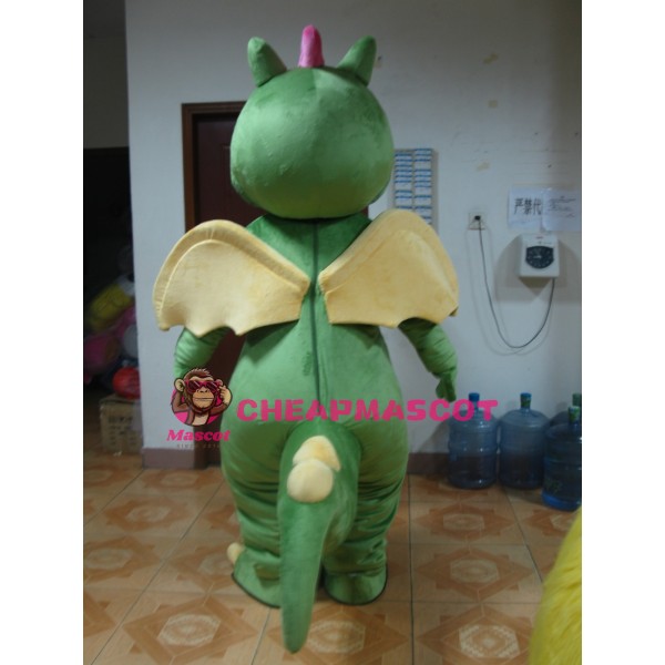 Green Dragon Mascot Costume