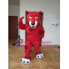 Red Leopard Mascot Costume
