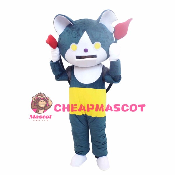 Youkai Watch Jibanyan Blue Cat Mascot Costume