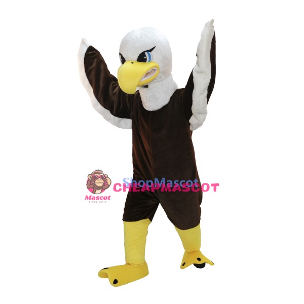Brwon Eagle Mascot Costume