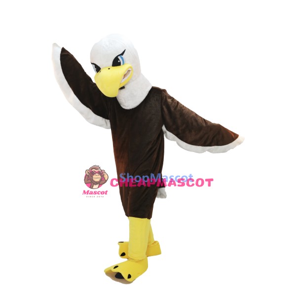 Brwon Eagle Mascot Costume