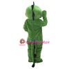 Cute Chirstmas Green Dinosaur Mascot Costume