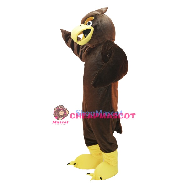 Brown Hawk Lightweight Mascot Costume