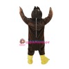 Brown Hawk Lightweight Mascot Costume