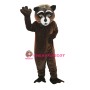 Brown Raccoon Lightweight Mascot Costume