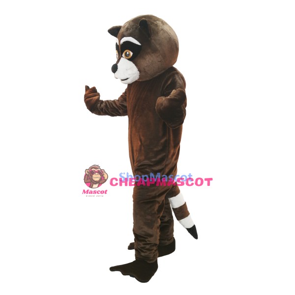 Brown Raccoon Lightweight Mascot Costume
