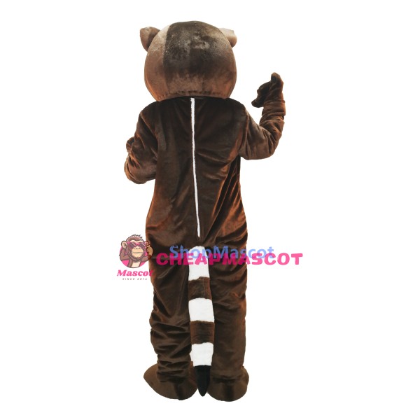 Brown Raccoon Lightweight Mascot Costume
