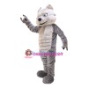 Grey Power Wolf Mascot Costume