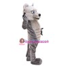 Grey Power Wolf Mascot Costume