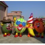 Kiwi,Watermelon,Banana,Orange Mascot Costume